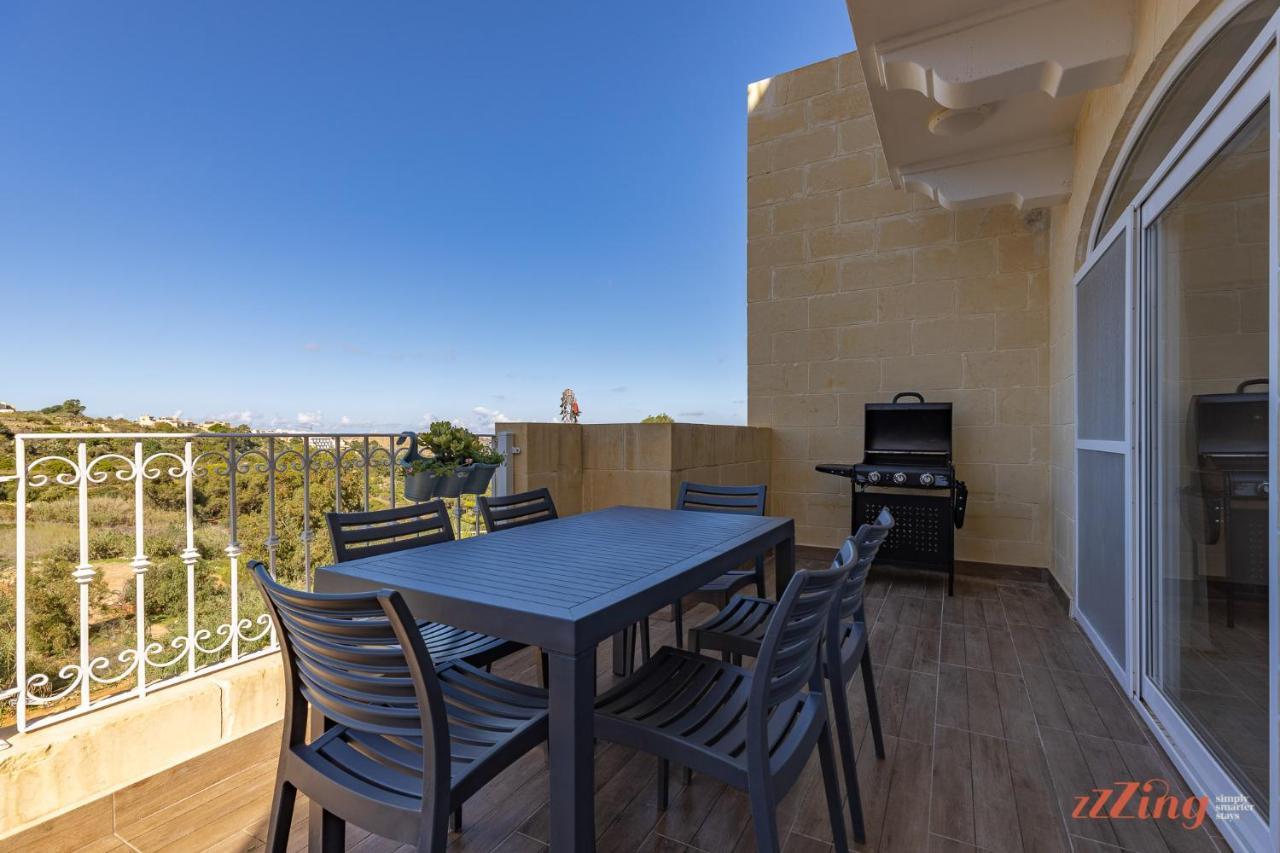 Gozo - Apartment With Stunning Views & Shared Pool Xagħra Екстериор снимка