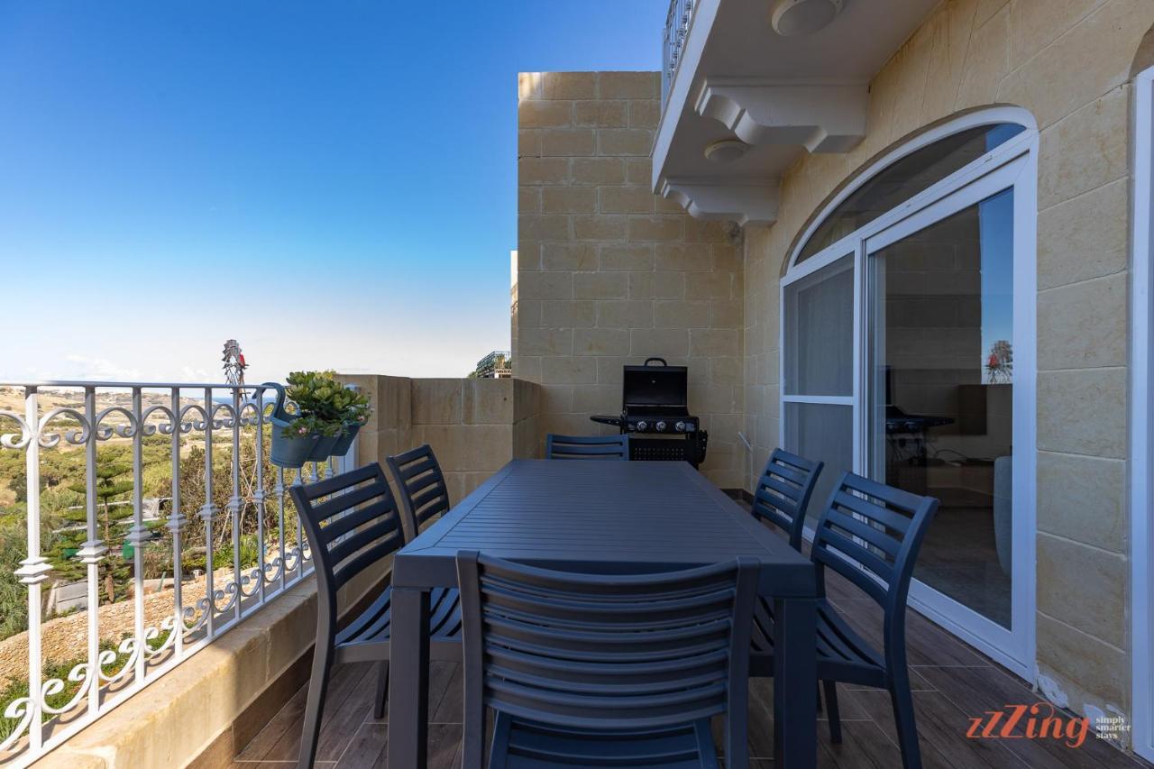 Gozo - Apartment With Stunning Views & Shared Pool Xagħra Екстериор снимка