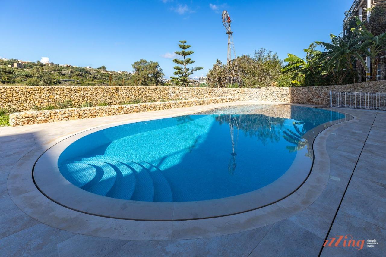 Gozo - Apartment With Stunning Views & Shared Pool Xagħra Екстериор снимка