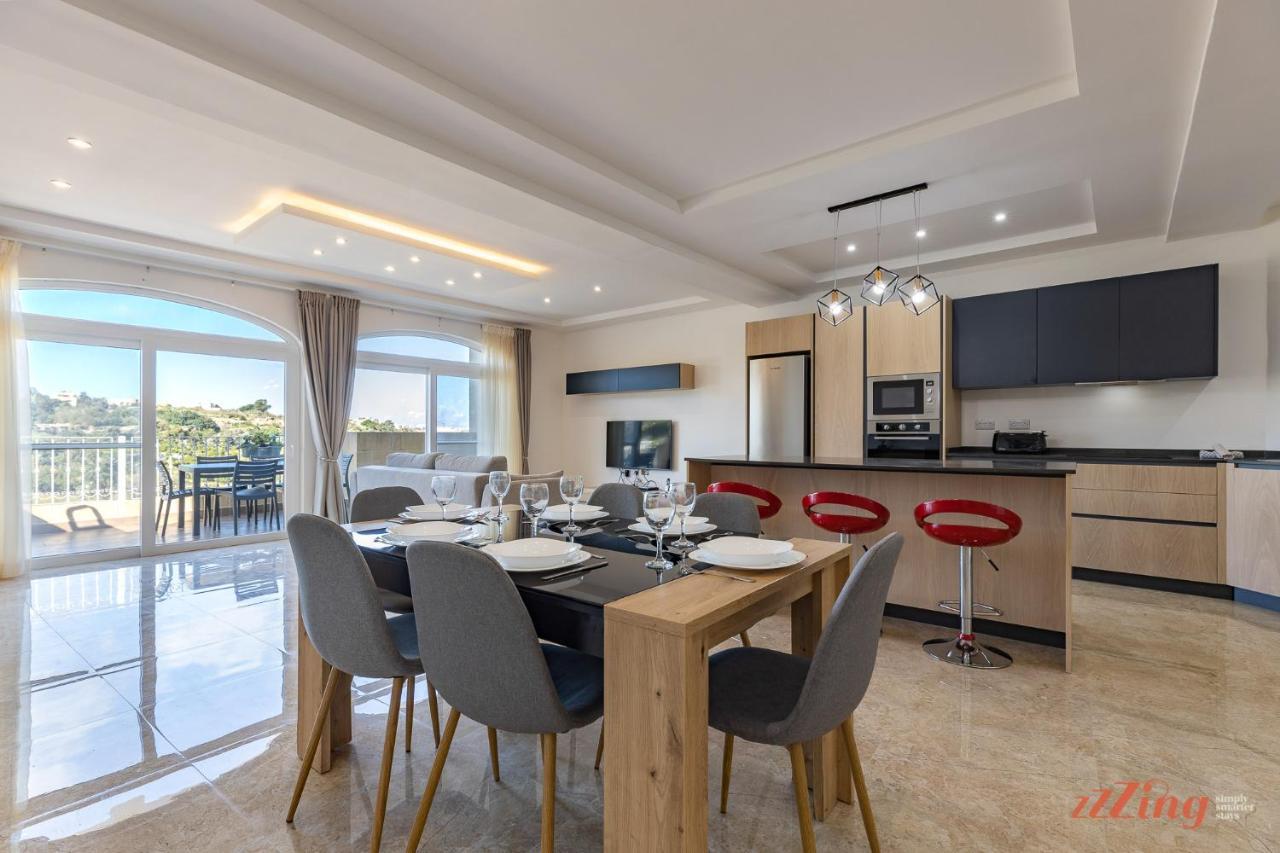 Gozo - Apartment With Stunning Views & Shared Pool Xagħra Екстериор снимка